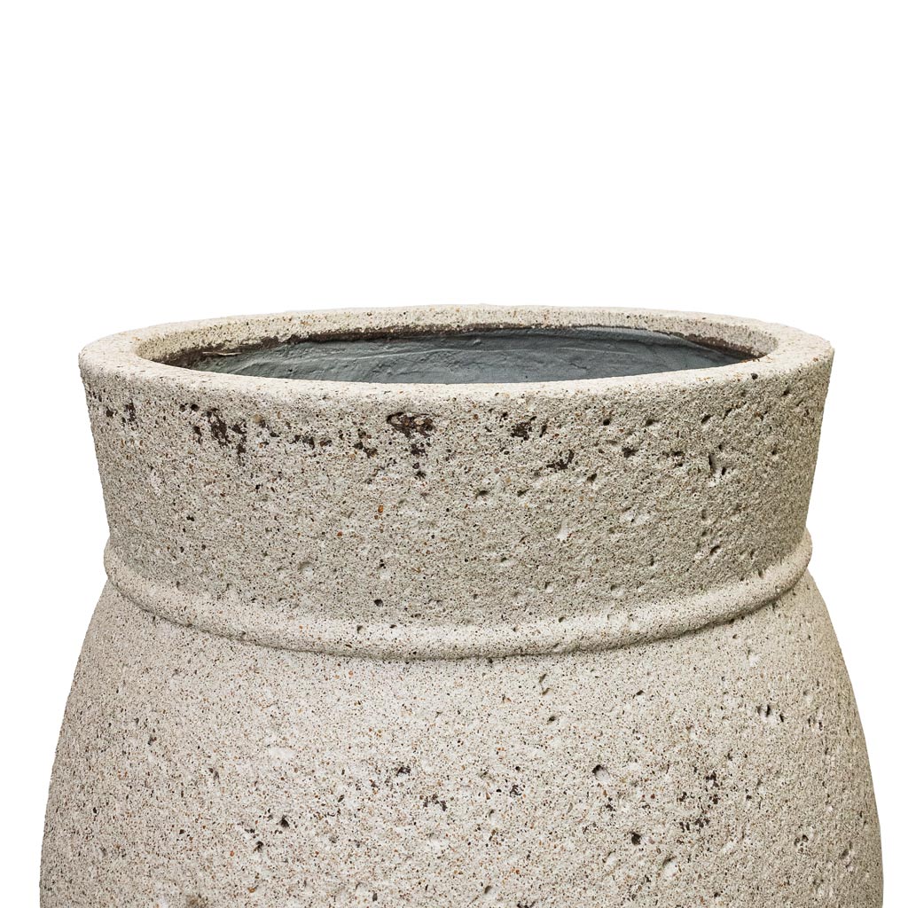 Apollo Mediterranean Planter - Chalk White Opening