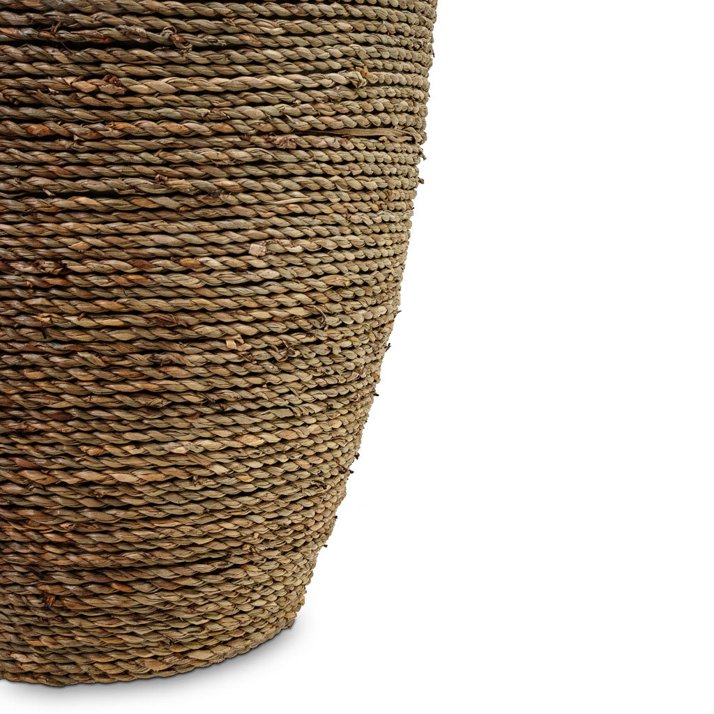 Ben Plant Pot - Straw Grass Edge