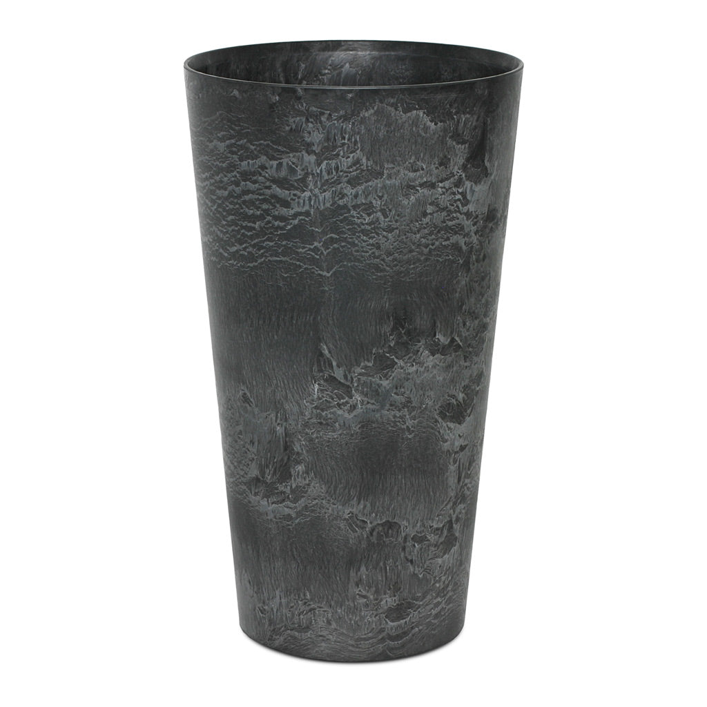 Claire Artstone Tall Planter - Black