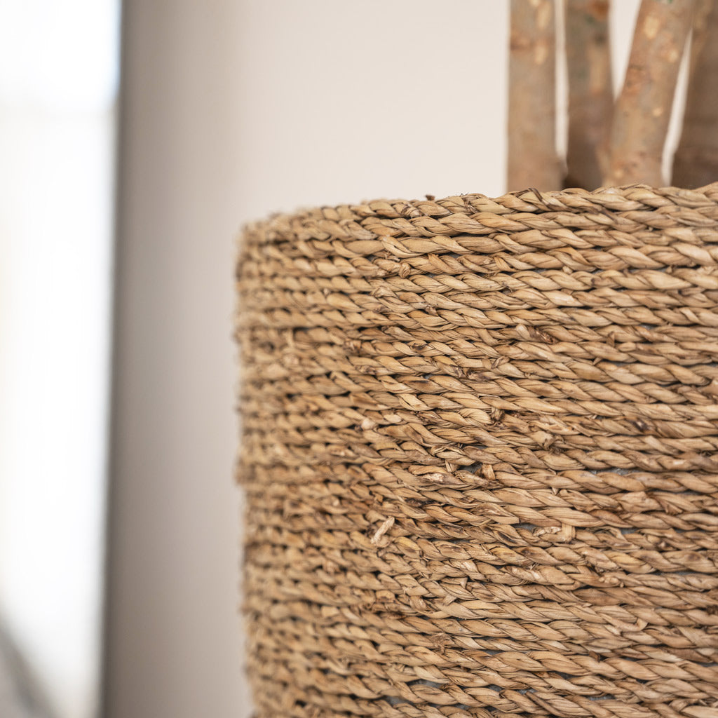 Cody Plant Pot - Straw Grass Close Up