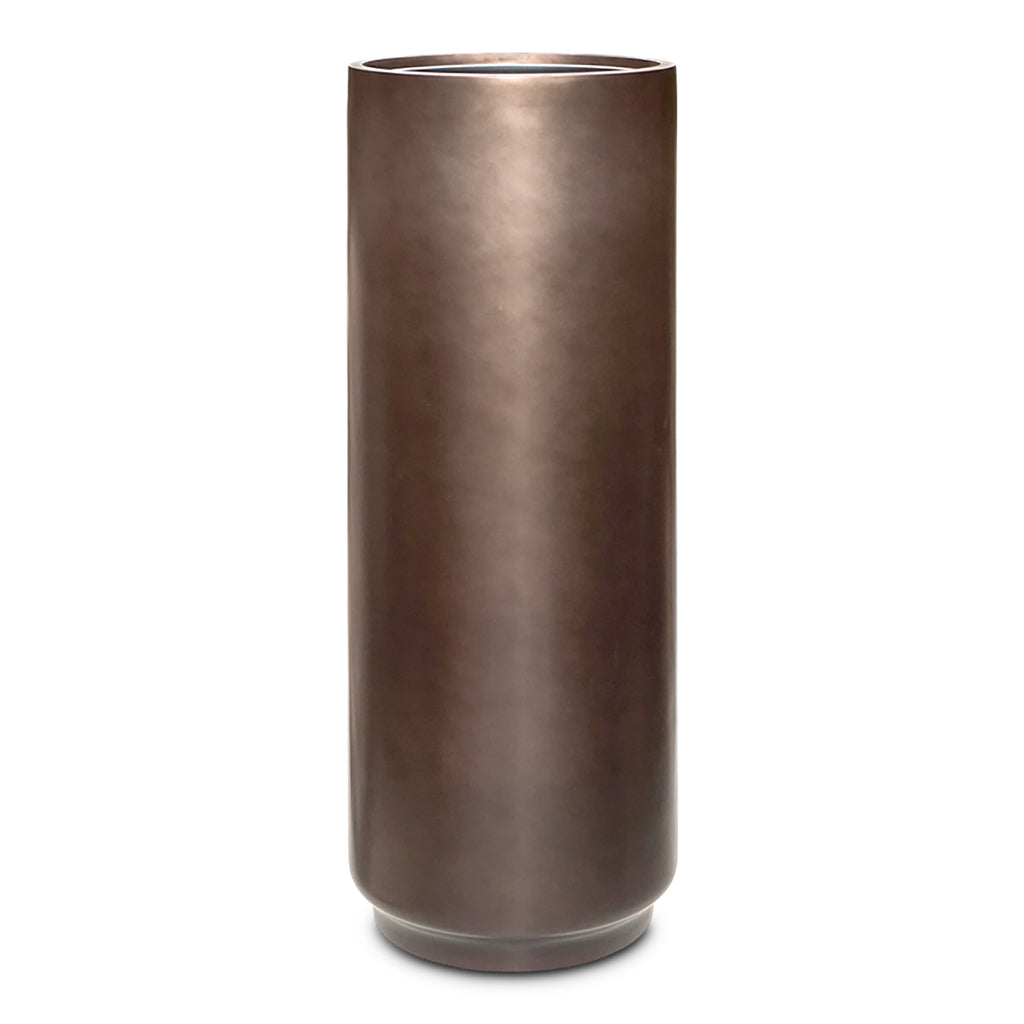 Gradient Cylinder Planter Matt Coffee 40x100cm