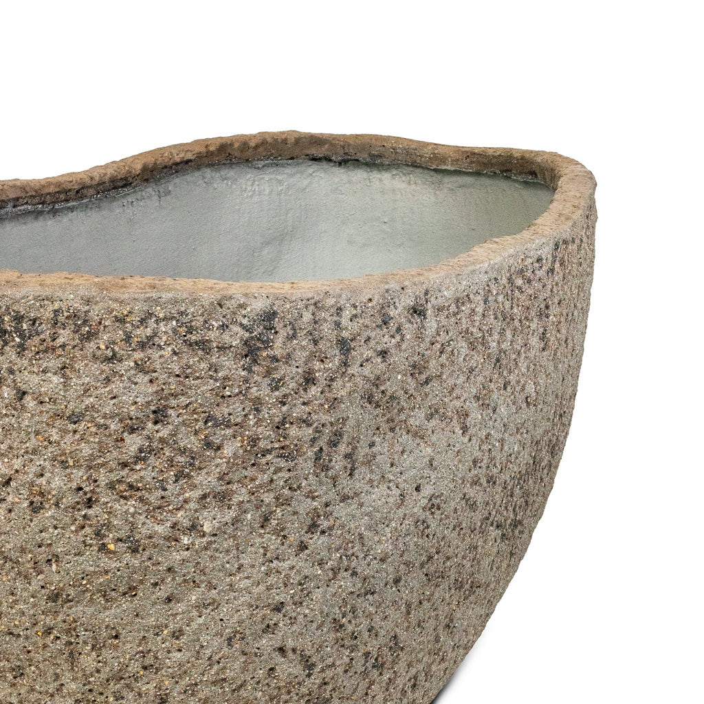 Hunter Mountain Planter - Granite Grey Detail