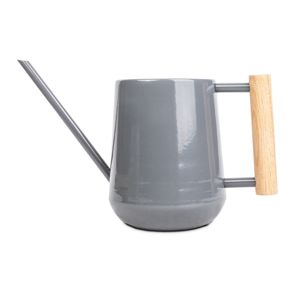 Indoor Watering Can 0.7L - Charcoal with Beech Handle