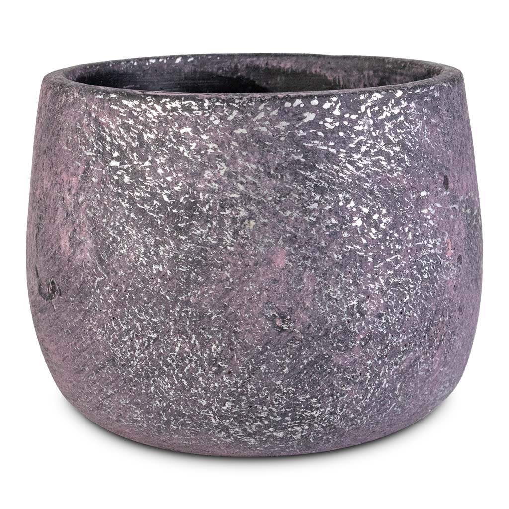 Jules Pot Shiny Purple 12x9cm
