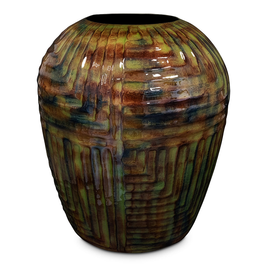 Mette Tall Metal Pot Marrakesh - 44x51cm