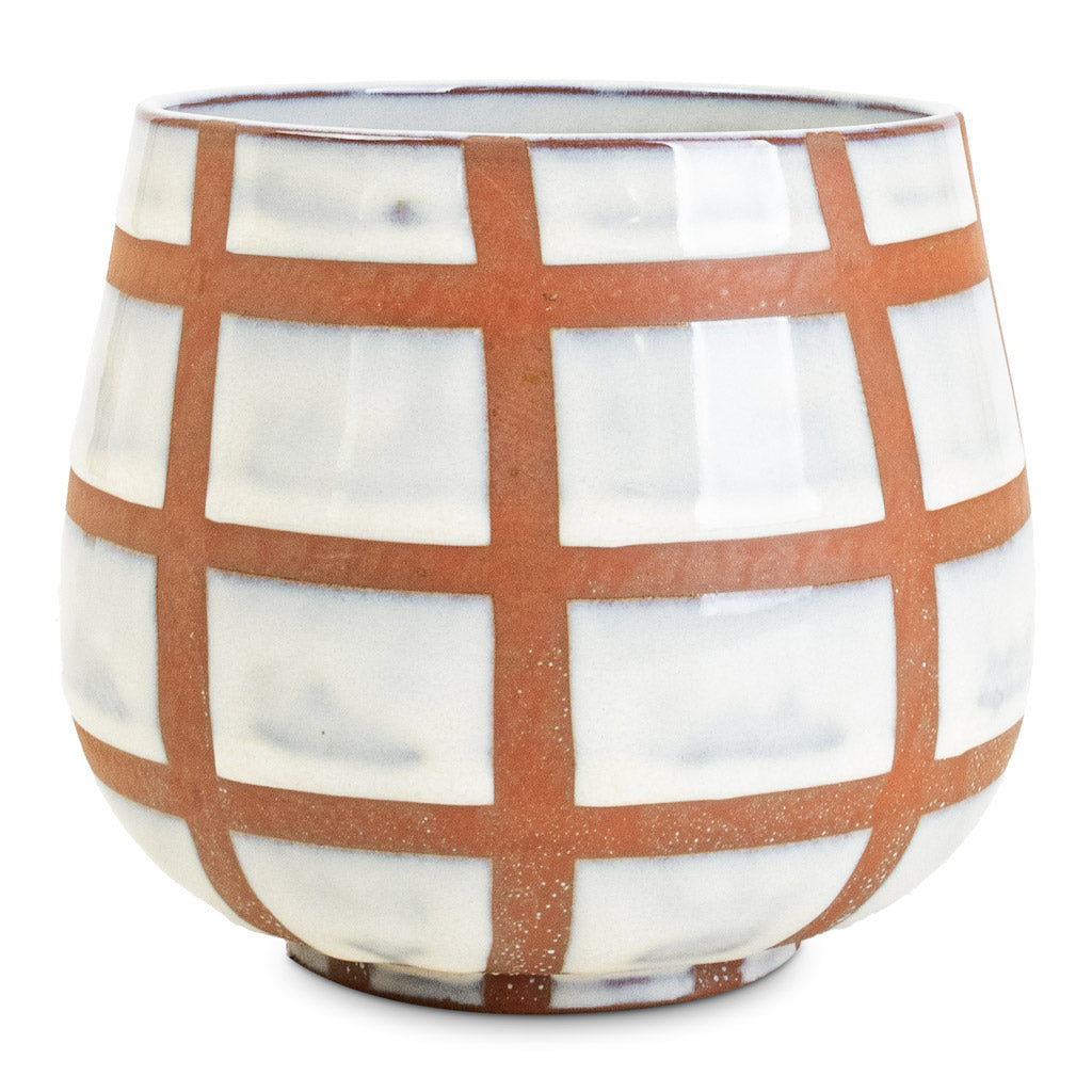 Moda Pot Moon Lattice - 12x13cm