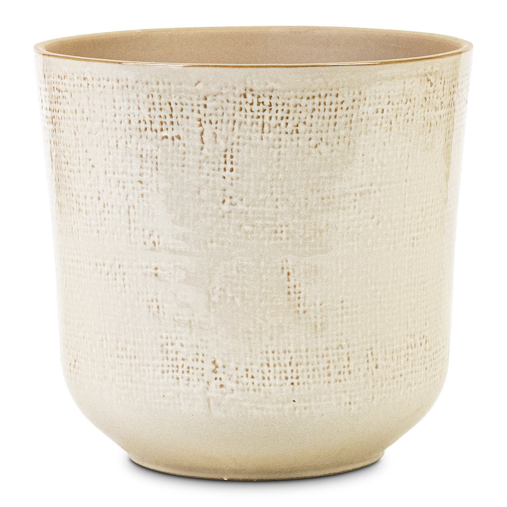 Nouri Pot Ivory 20x19cm