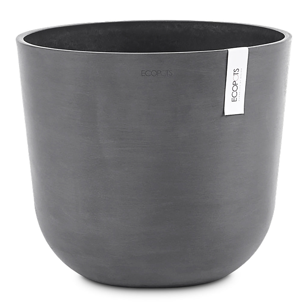 Oslo Cylinder Planter Grey 35x31cm