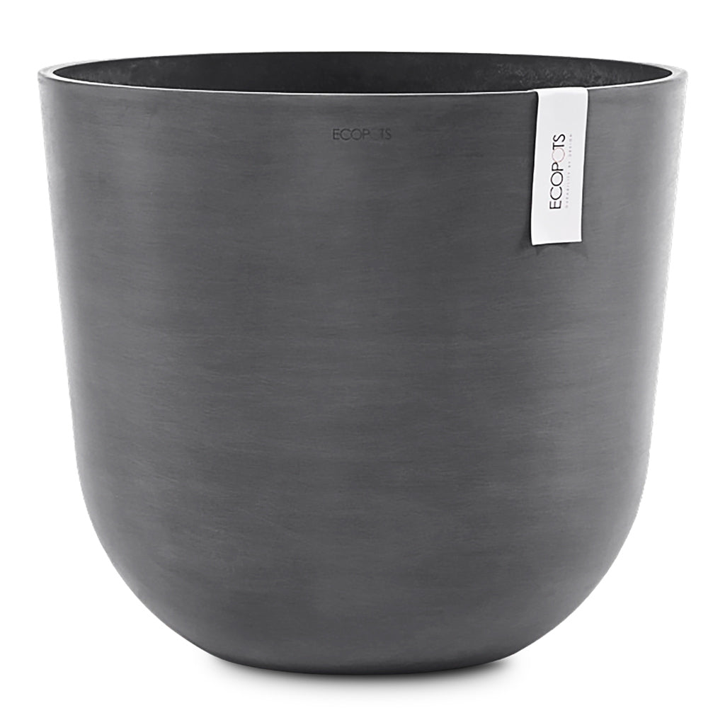Oslo Cylinder Planter Grey 45x39cm