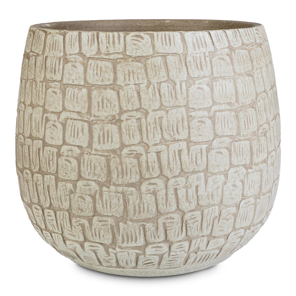 Renzo Pot Sand 22x20cm