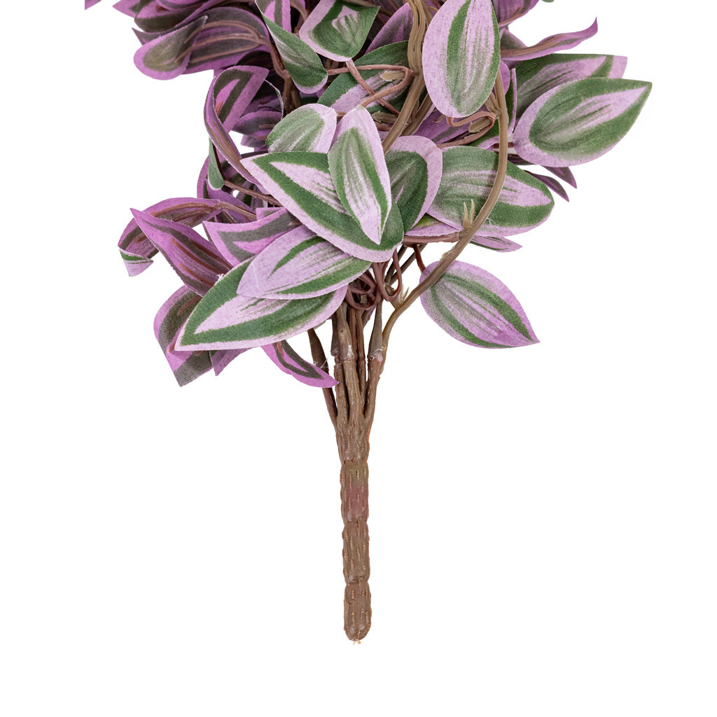 Tradescantia Hanging Bush Artificial Stem close up