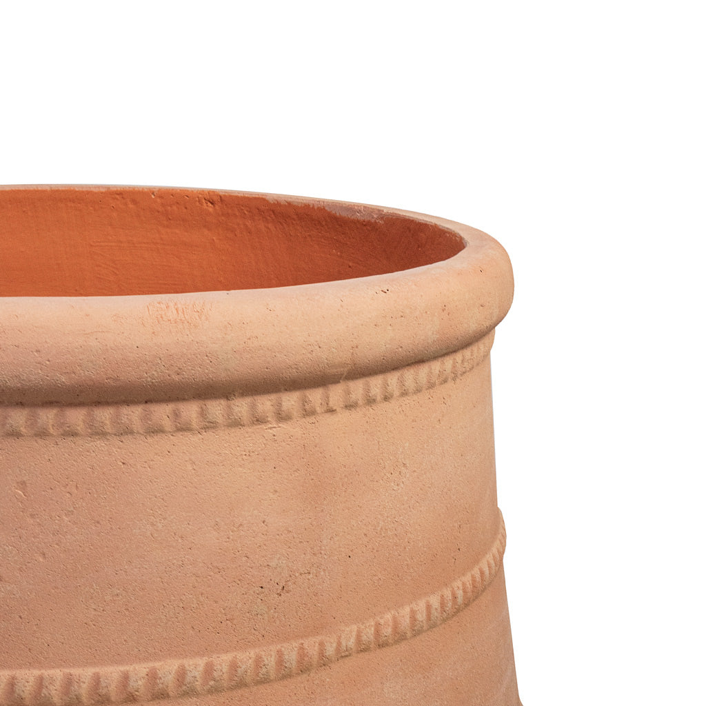 Treasure Nika Planter - Brick Orange Rim
