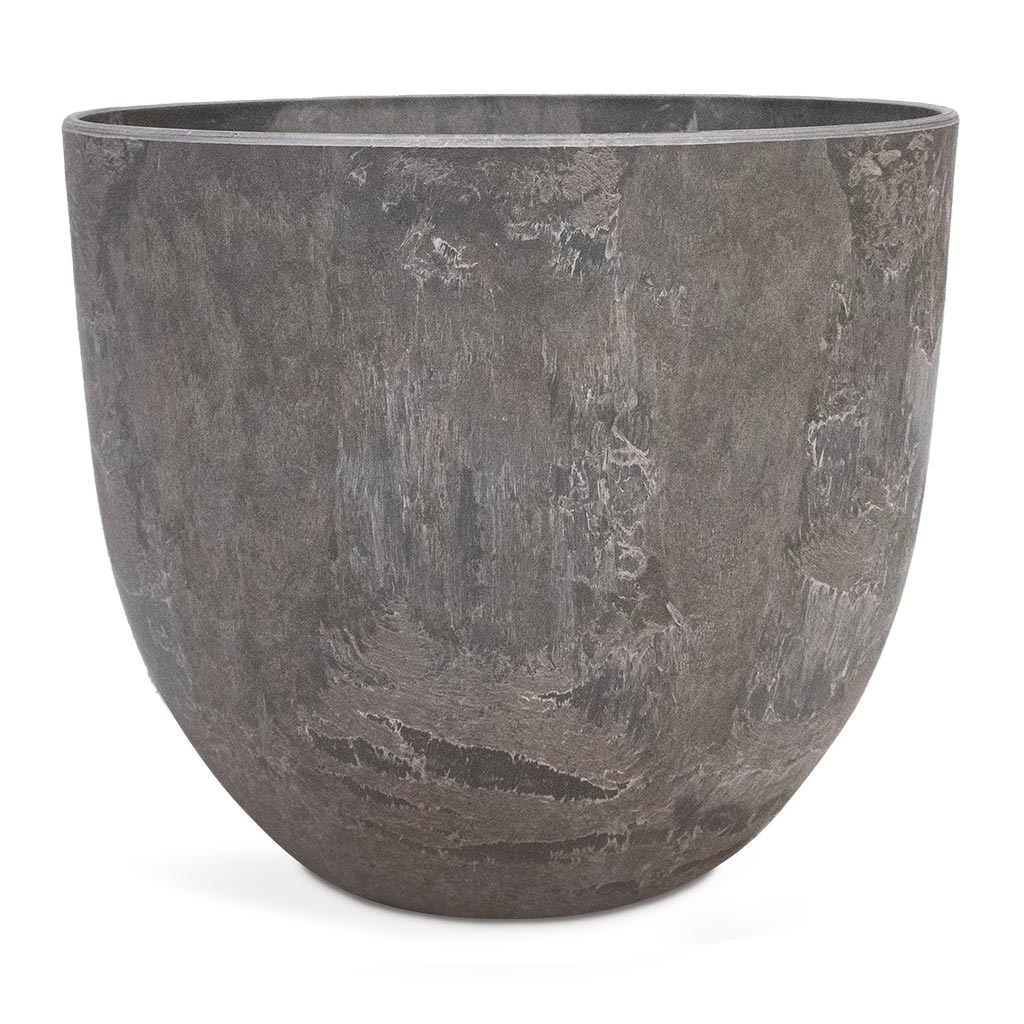 Bola Artstone Plant Pot - Grey -