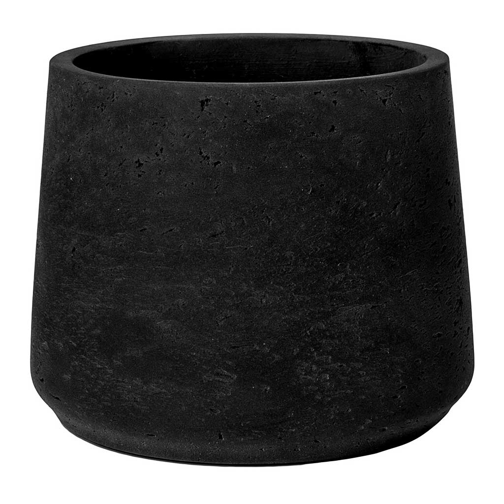 Patt Plant Pot - Black Washed M