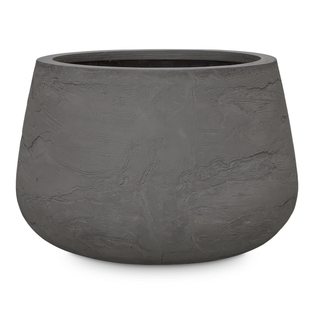 Algar Darcy Low Planter Grey 37x24cm