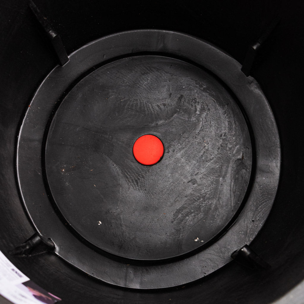 Amsterdam Bucket Planter Slate Inside Pot with Plug Hole 
