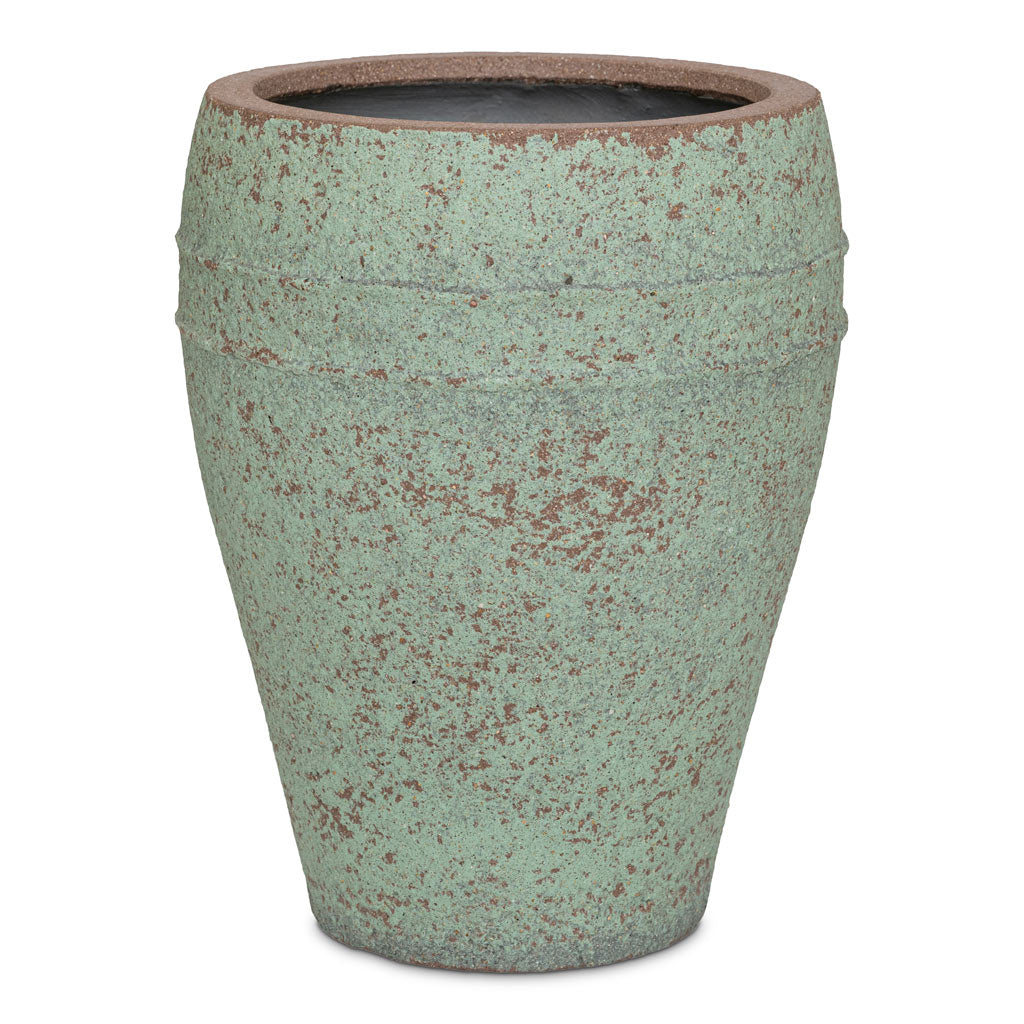 Ares Mediterranean Planter Rustic Green 27x32cm