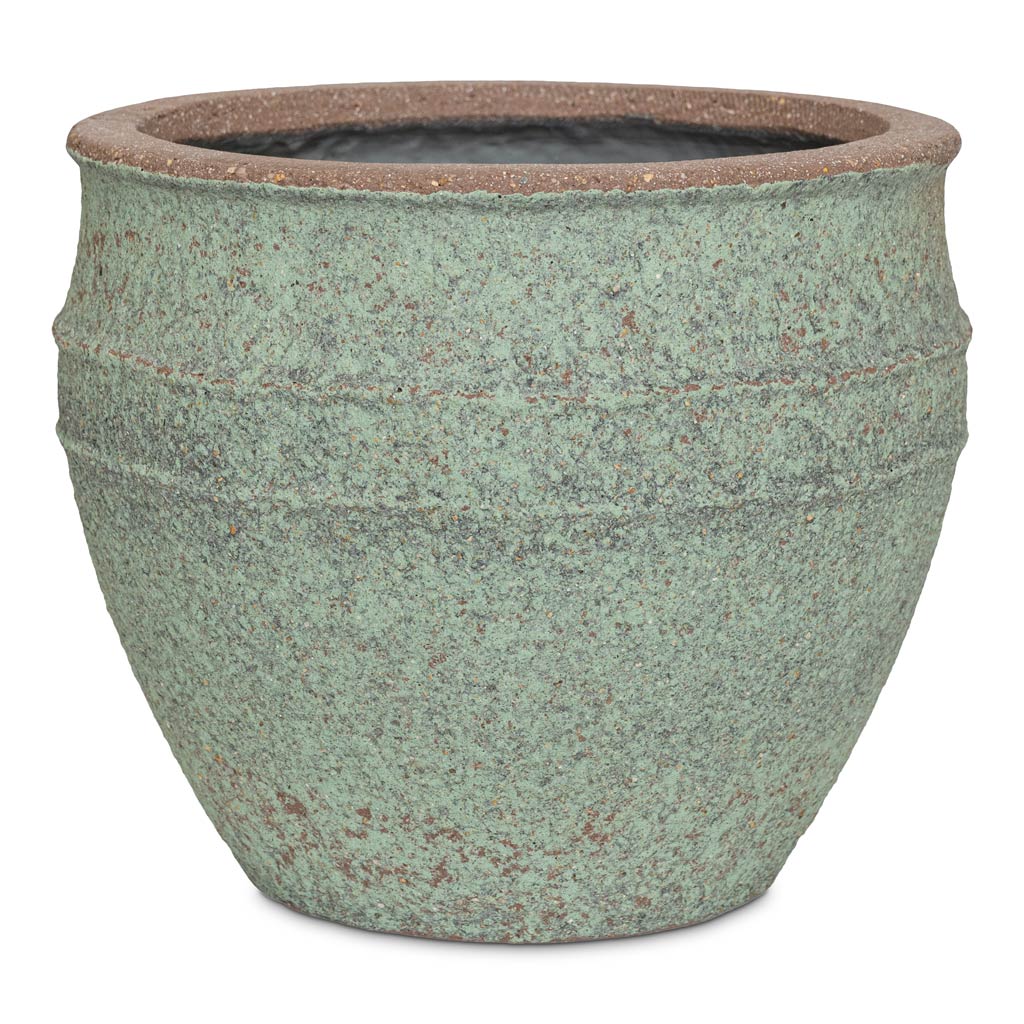Athena Mediterranean Planter Rustic Green 28.5x24cm