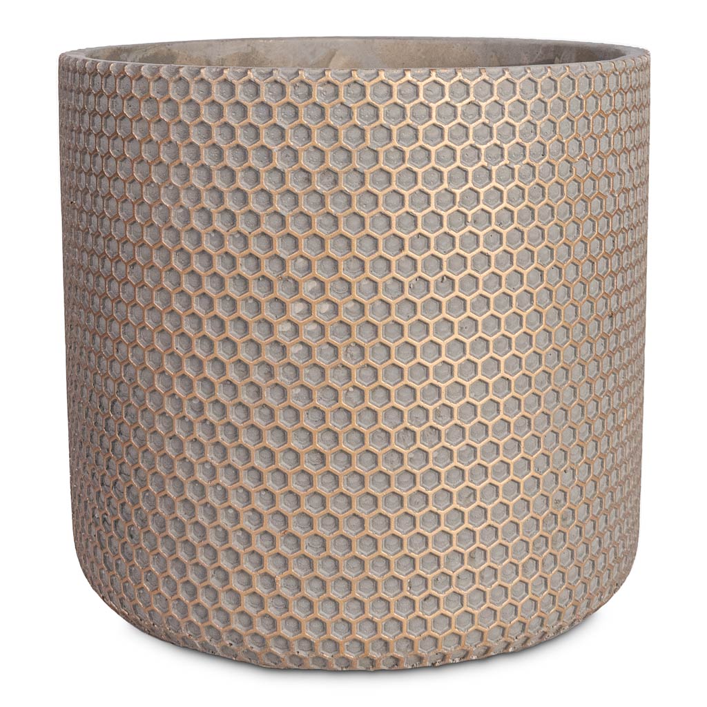 Bernt Plant Pot Shiny Gold - 21x19cm