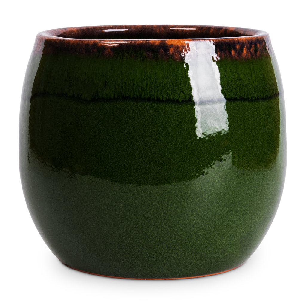 Charlotte Plant Pot Green Dark Variant