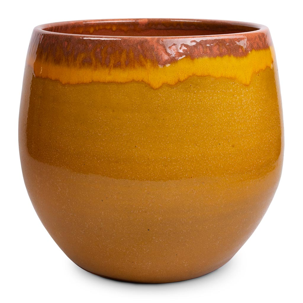Charlotte Plant Pot - Spiced Ochre - Large