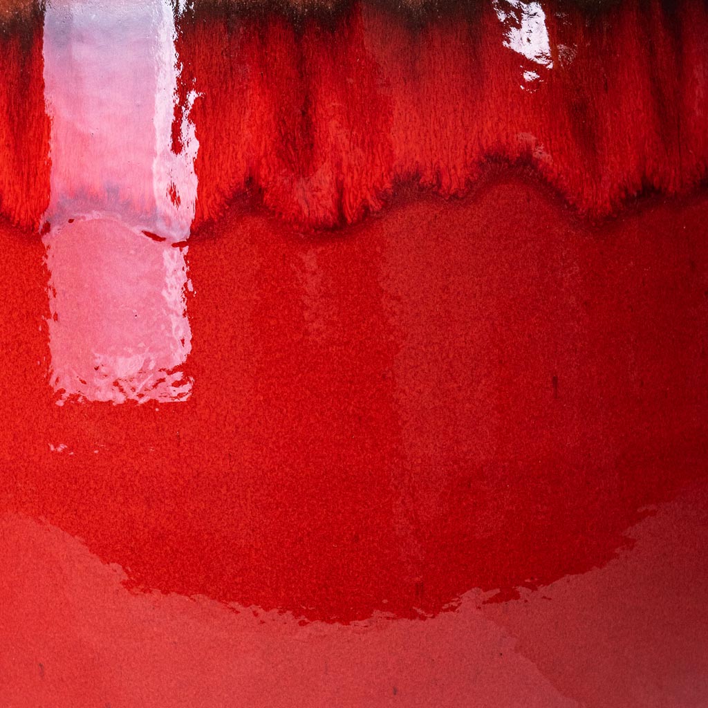 Charlotte Pot Red Close up