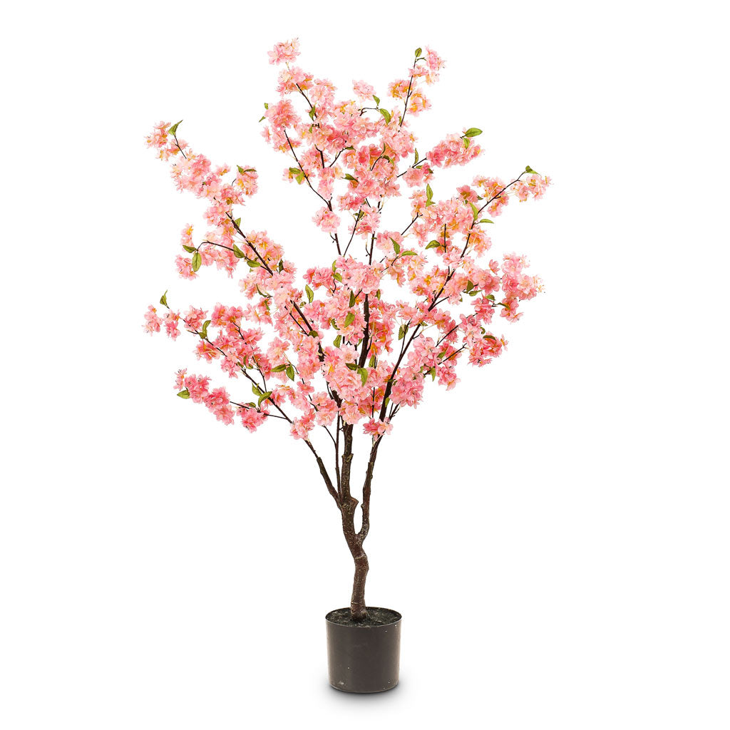Cherry Blossom Tree Pink Artificial Close Up 