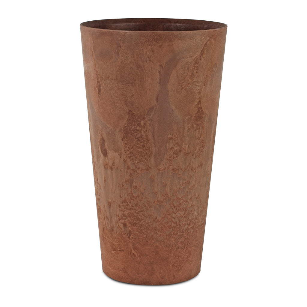 Claire Artstone Tall Planter - Oak