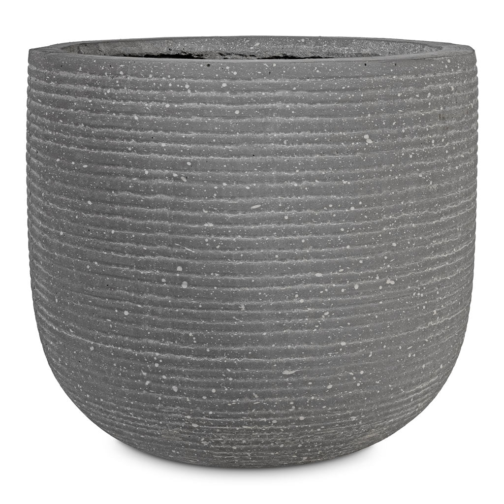 Cody Ridged Tall Planter Cement 