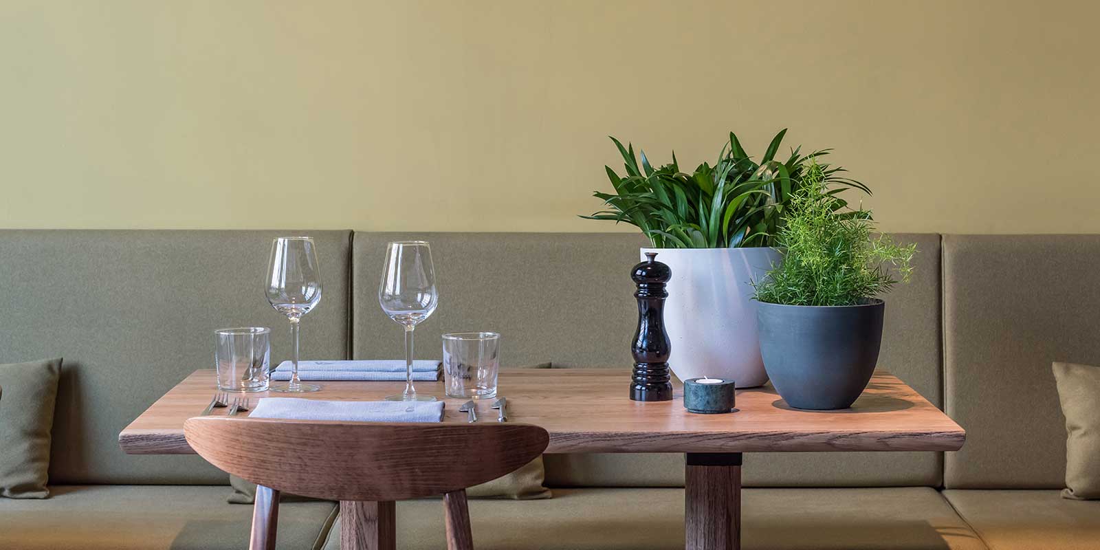 Coral Refined Planters Pine Green Natural White