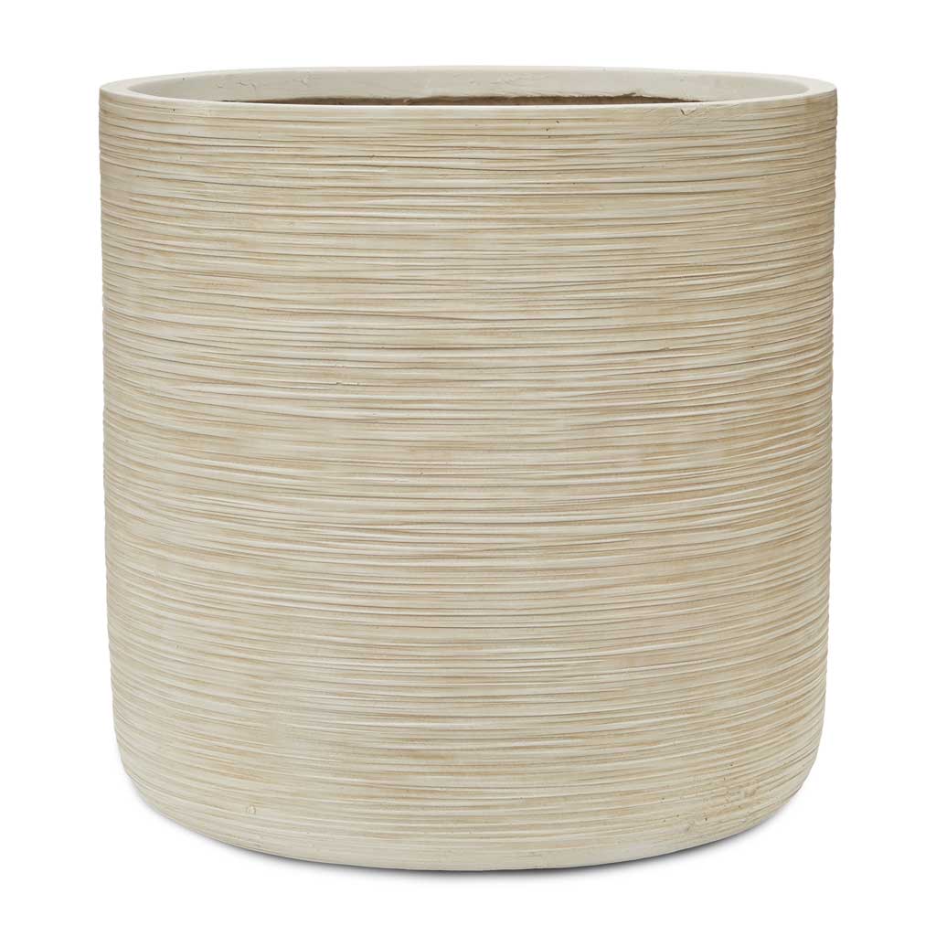 Dune Cylinder Planter - Oat - 53 x 52cm