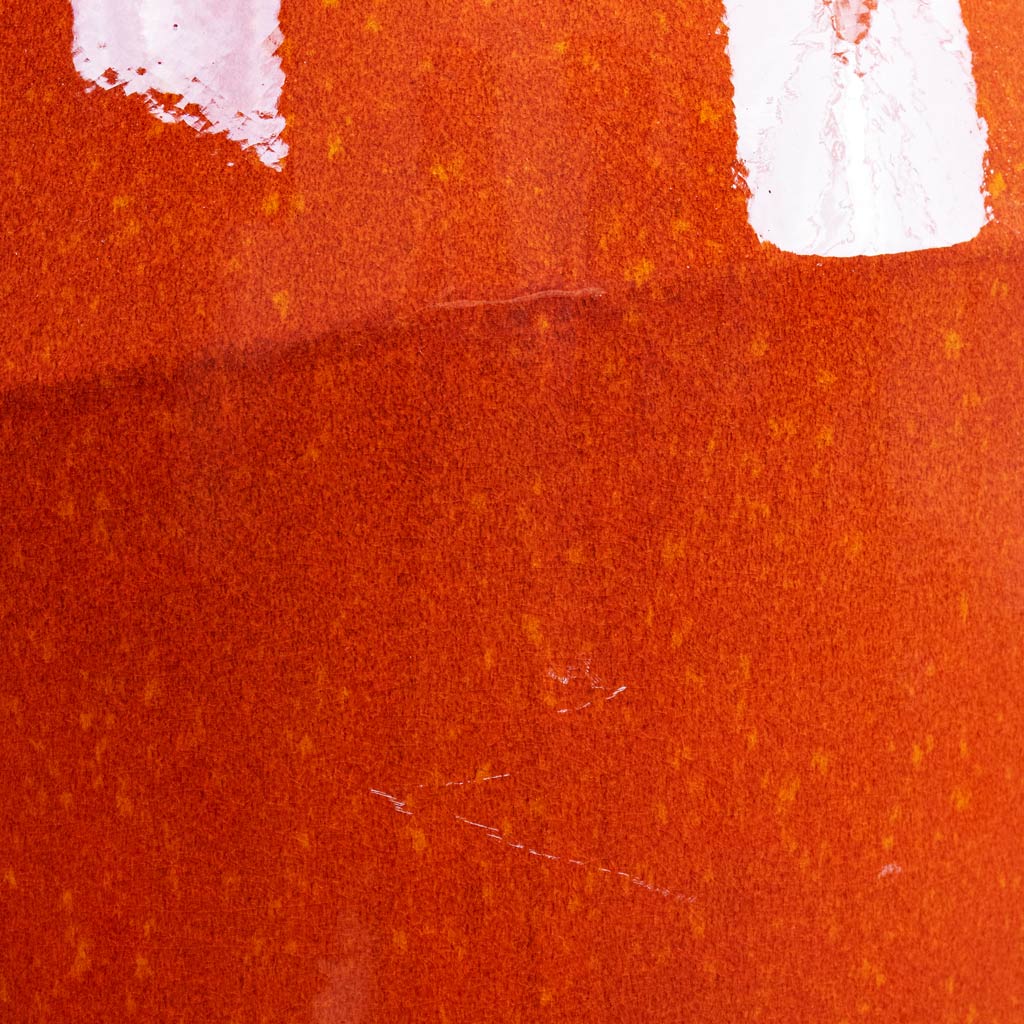 Eddy Vase Pot Orange Close Up