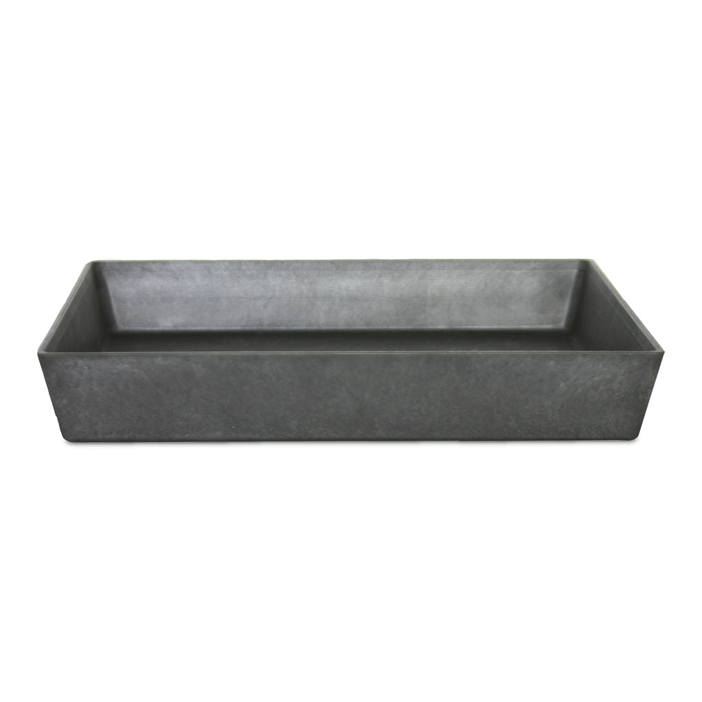 Ella Artstone Plant Pot Saucer - Black