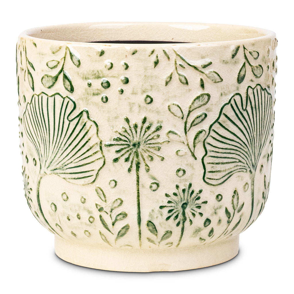 Emilia Pot Green 17x14cm