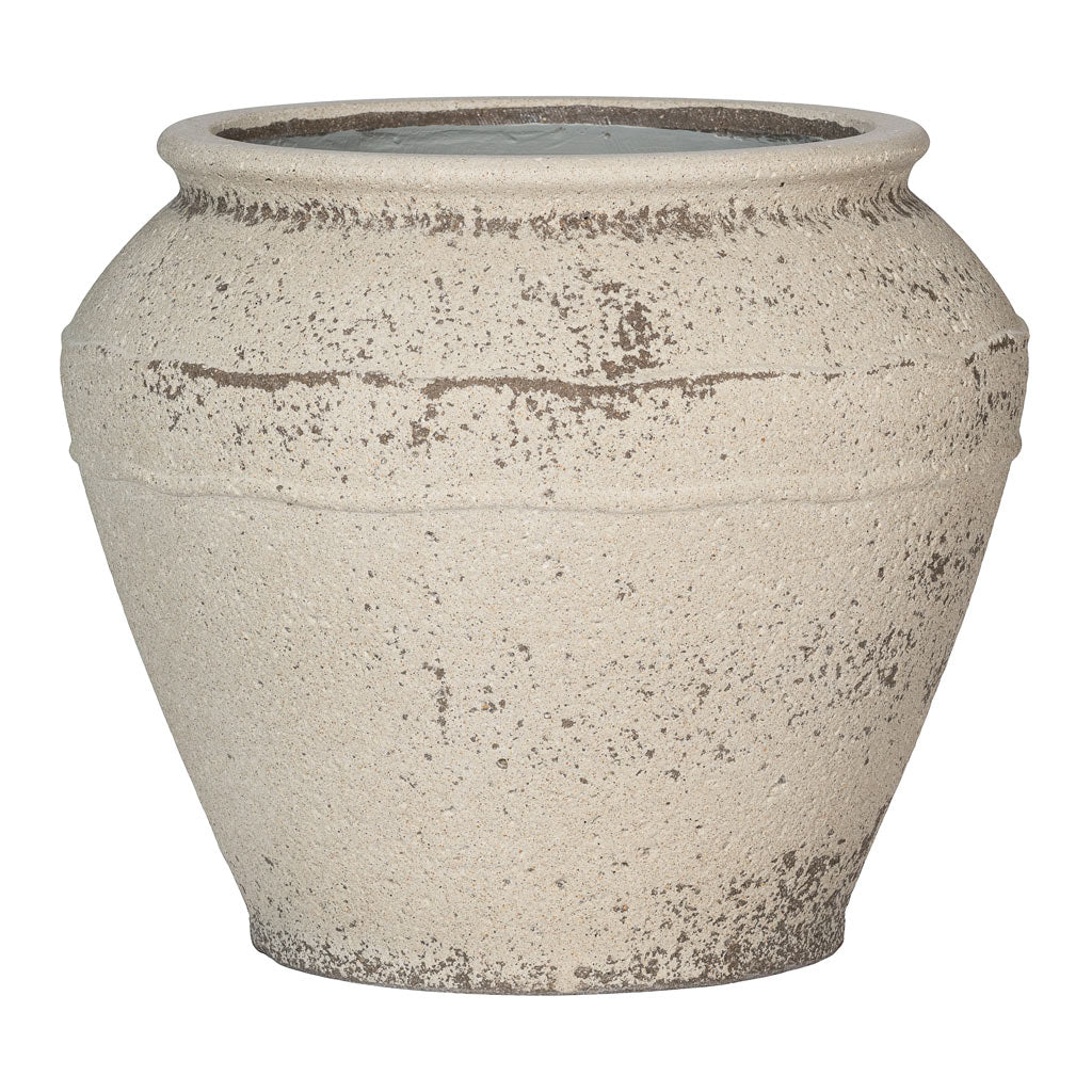 Eros Mediterranean Planter - Chalk White - Large