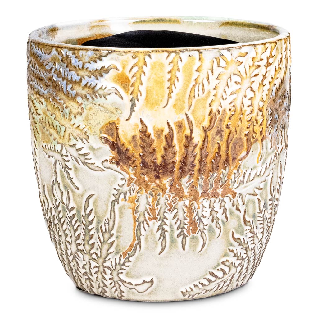 Fern Plant Pot Camouflage 10x10cm