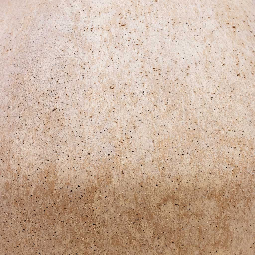 Fleuri Mineral Tall Planter - Travertine