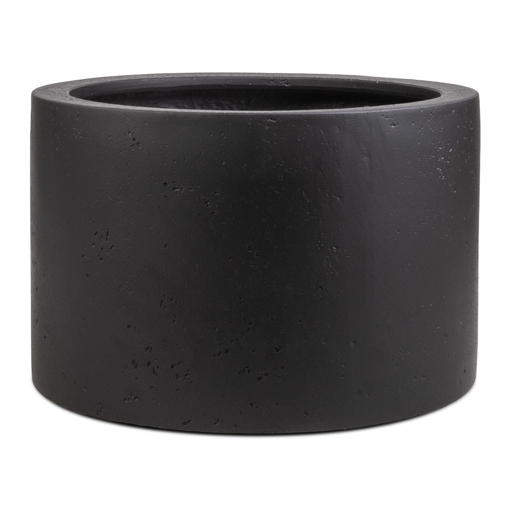 Grigio Cylinder Planter - Anthracite Concrete