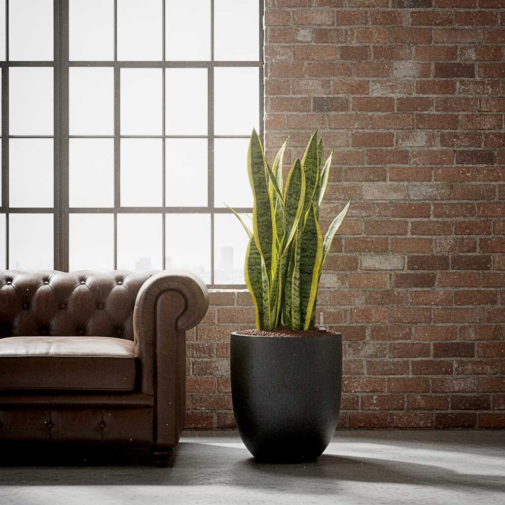 Grigio Tall Egg Pot - Large Plant Display