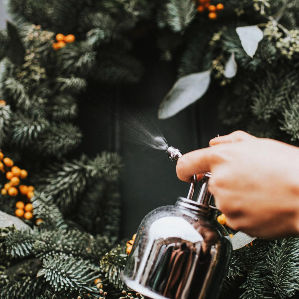 Haws Smethwick Spritzer in Nickel Spraying Wreath