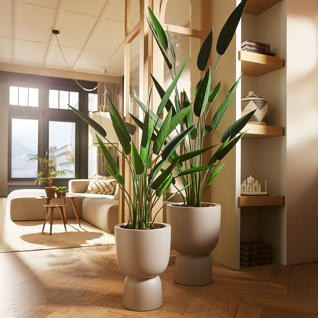 Heliconia Artificial In Living Room 