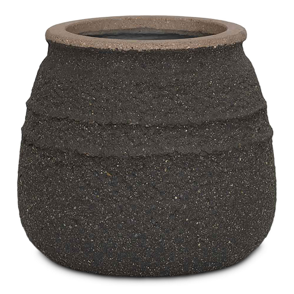 Hestia Mediterranean Planter Umber Brown 32x28cm