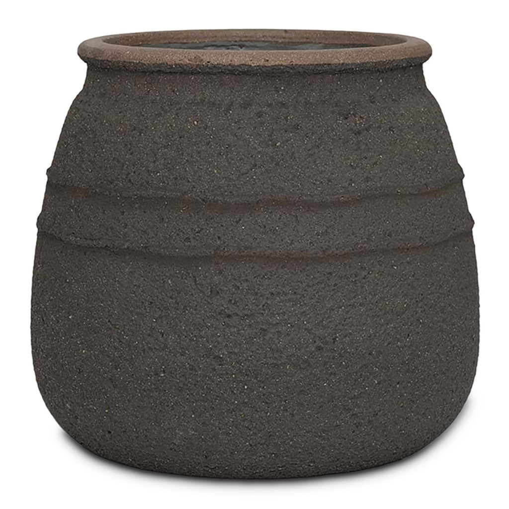 Hestia Mediterranean Planter Umber Brown 52x46cm