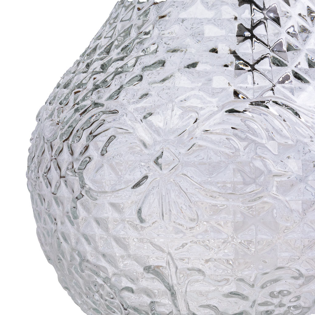 Hobnail Patterned Glass Atomiser For Indoor Plants
