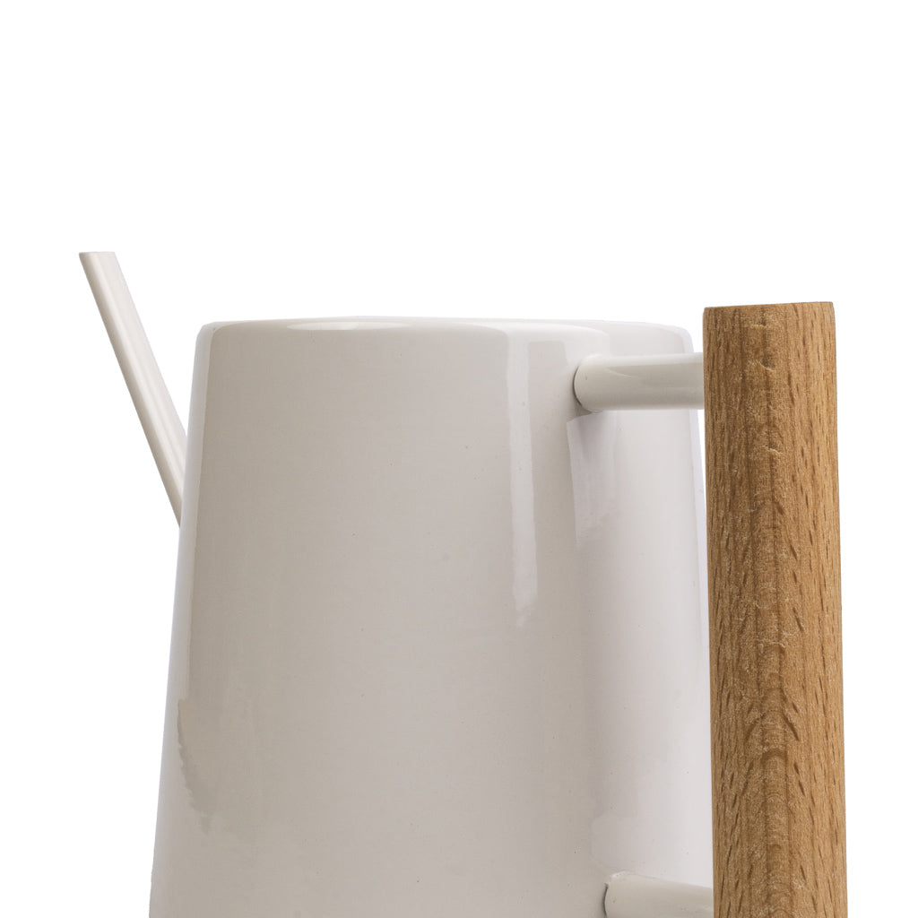 Indoor Watering Can 0.7L - Stone with Beech Handle