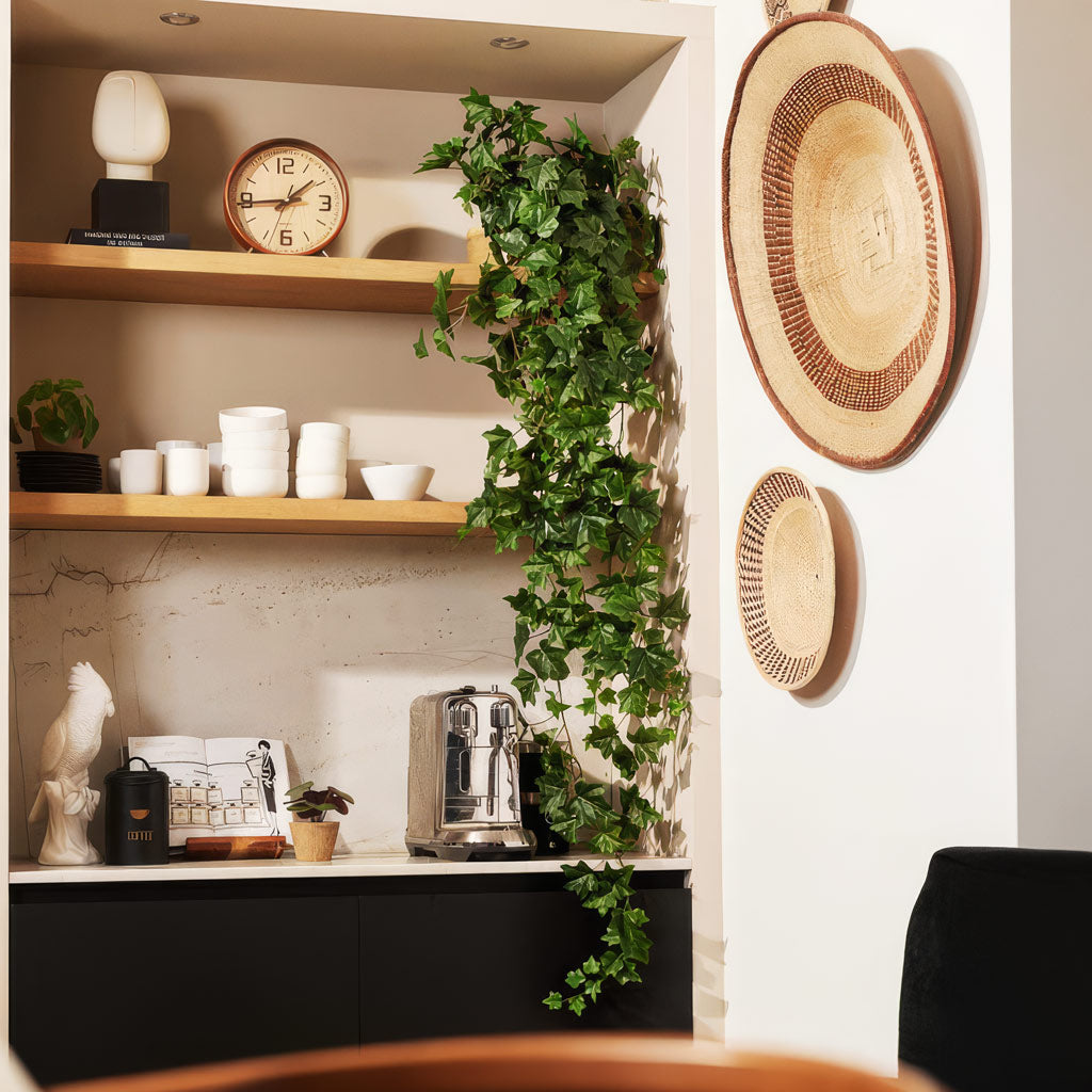 Ivy Hanging Bush Dark Green Artificial 180cm
