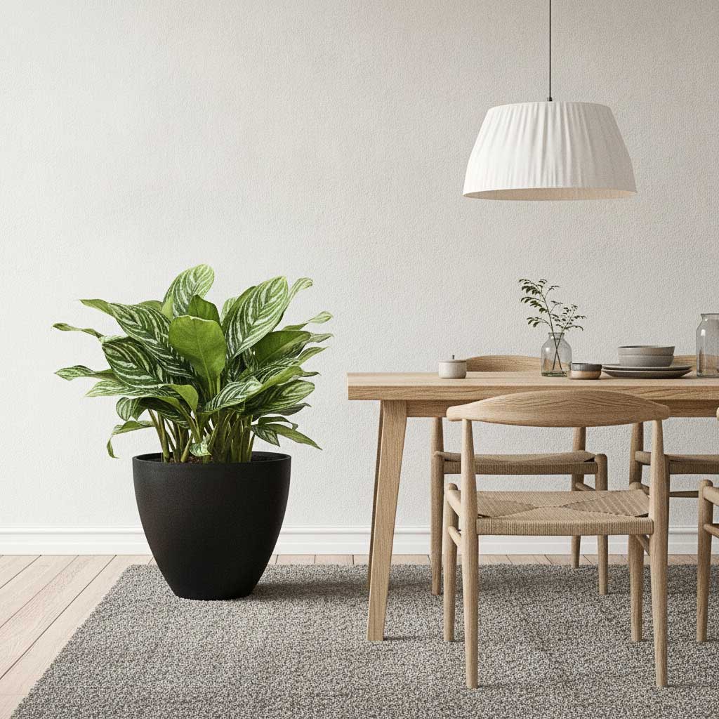 Aglaonema Stripes - Chinese Evergreen - Hydroculture - 18/19 x 60cm