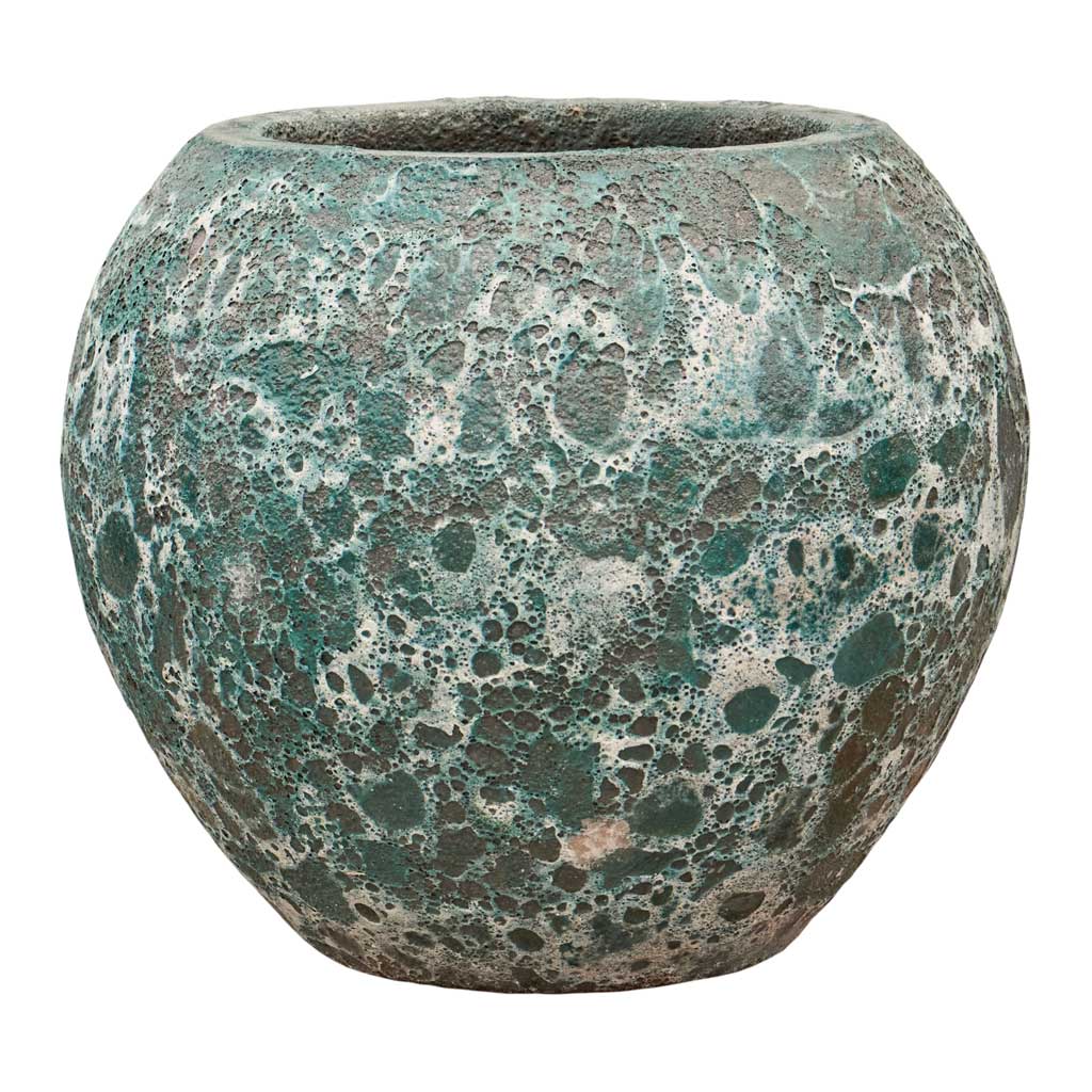 Lava Balloon Relic Planter - Jade - 49 x 43cm