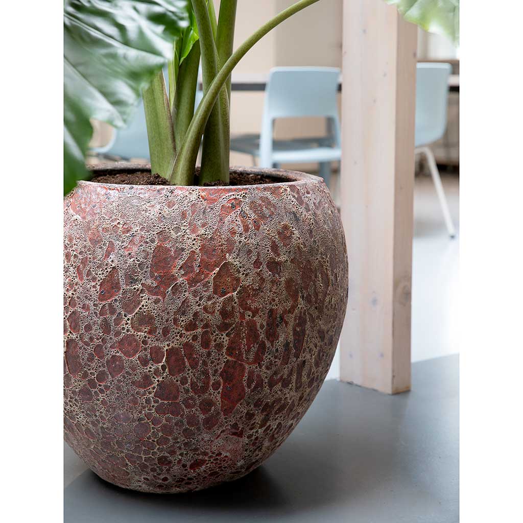 Lava Balloon Planter Pink Textures