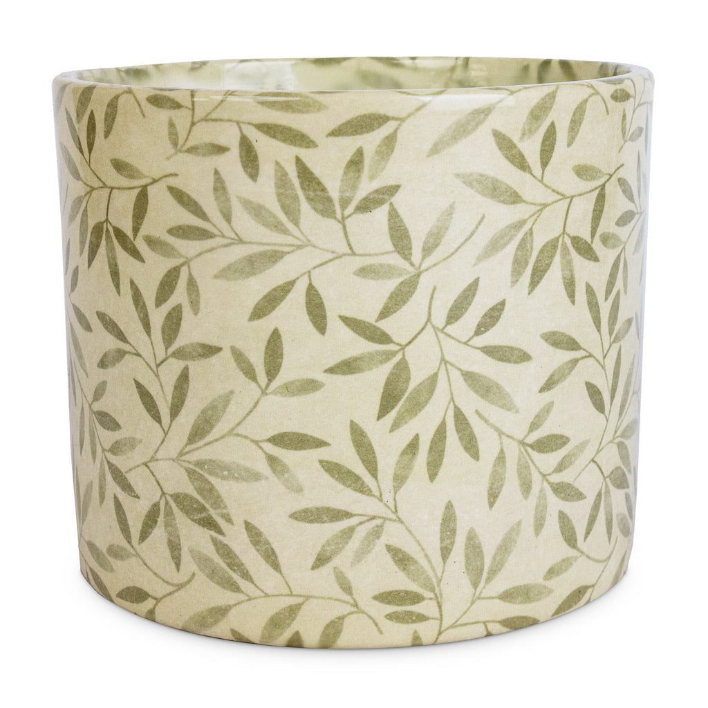 Lazzaro Plant Pot - Sage Foliage